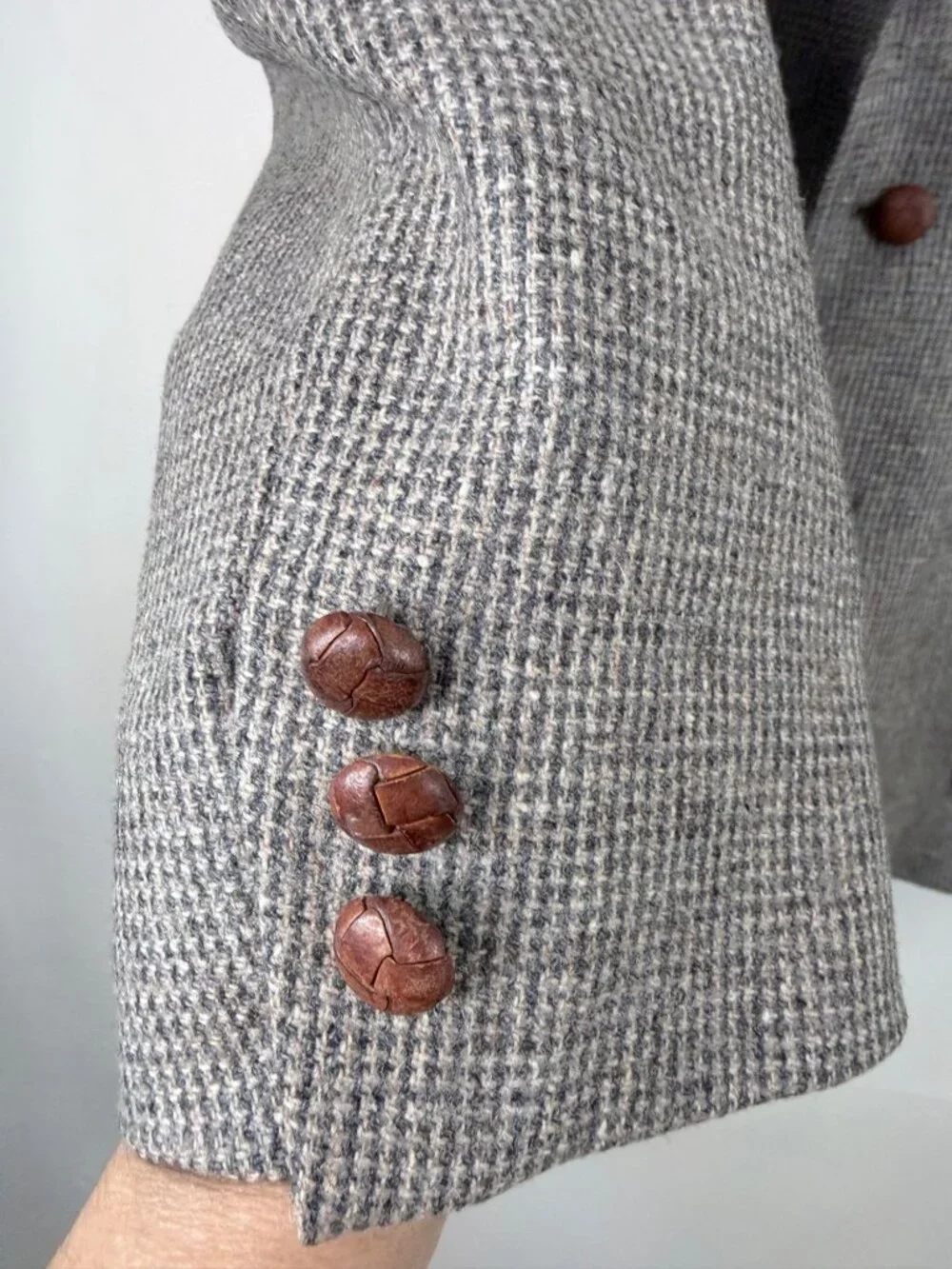 Microtweed Ivy League Sherlock Holmes Wool Blazer Sportcoat VTG 44